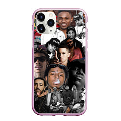 Чехол iPhone 11 Pro матовый Короли Рэпа KING RAP