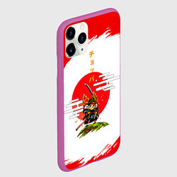 Чехол iPhone 11 Pro матовый Тони Тони Чоппер ниндзя One Piece, цвет: 3D-фиолетовый — фото 2