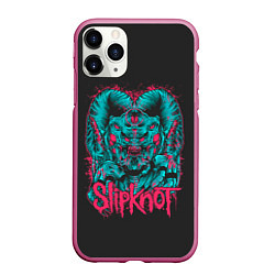Чехол iPhone 11 Pro матовый Slipknot Monster