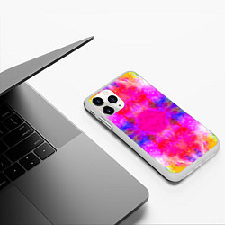 Чехол iPhone 11 Pro матовый КРАСОЧНАЯ ГАЛАКТИКА, цвет: 3D-белый — фото 2