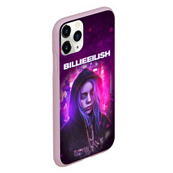 Чехол iPhone 11 Pro матовый BILLIE EILISH GLITCH Z, цвет: 3D-розовый — фото 2