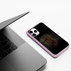 Чехол iPhone 11 Pro матовый Sorry for what, цвет: 3D-розовый — фото 2