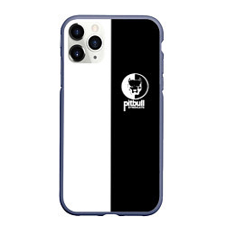 Чехол iPhone 11 Pro матовый PITBULL SYNDICATE ПИТБУЛЬ, цвет: 3D-серый