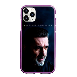 Чехол iPhone 11 Pro матовый Nautilus Pompilius Вячеслав Бутусов, цвет: 3D-фиолетовый