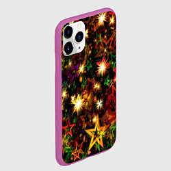 Чехол iPhone 11 Pro матовый Яркий день, цвет: 3D-фиолетовый — фото 2