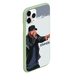 Чехол iPhone 11 Pro матовый EMINEM ЭМИНЕМ Z, цвет: 3D-салатовый — фото 2