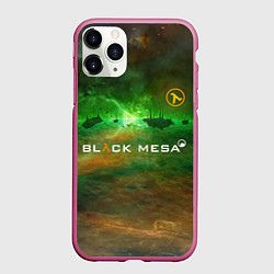 Чехол iPhone 11 Pro матовый BLACK MESA HALF-LIFE Z, цвет: 3D-малиновый