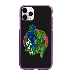 Чехол iPhone 11 Pro матовый Stone Ocean JoJo, цвет: 3D-фиолетовый