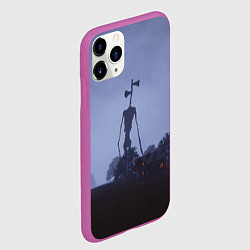 Чехол iPhone 11 Pro матовый СИРЕНОГОЛОВЫЙ У ДОМА, цвет: 3D-фиолетовый — фото 2