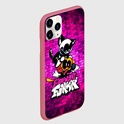 Чехол iPhone 11 Pro матовый Скид и Памп Skid and Pump, цвет: 3D-малиновый — фото 2