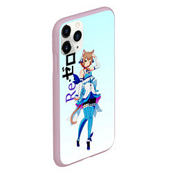 Чехол iPhone 11 Pro матовый Феликс Аргайл Re: Zero, цвет: 3D-розовый — фото 2