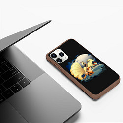 Чехол iPhone 11 Pro матовый Принцесса Мононоке х Покемоны, цвет: 3D-коричневый — фото 2