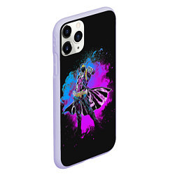 Чехол iPhone 11 Pro матовый Stardust Crusaders, цвет: 3D-светло-сиреневый — фото 2