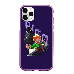 Чехол iPhone 11 Pro матовый Friday Night Funkin PICO, цвет: 3D-фиолетовый