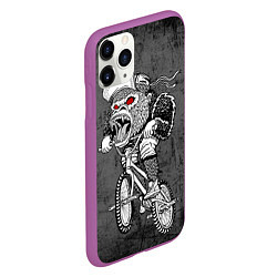 Чехол iPhone 11 Pro матовый Junk Ride, цвет: 3D-фиолетовый — фото 2