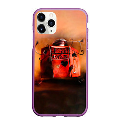 Чехол iPhone 11 Pro матовый Агата Кристи OPIUM, цвет: 3D-фиолетовый