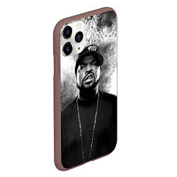 Чехол iPhone 11 Pro матовый Ice Cube Айс Куб Z, цвет: 3D-коричневый — фото 2