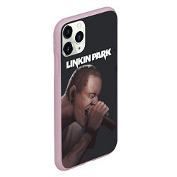 Чехол iPhone 11 Pro матовый LINKIN PARK ЛИНКИН ПАРК Z, цвет: 3D-розовый — фото 2