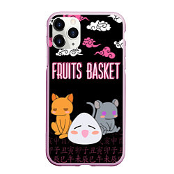 Чехол iPhone 11 Pro матовый FRUITS BASKET ГЛАВНЫЕ ГЕРОИ