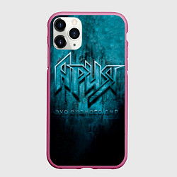 Чехол iPhone 11 Pro матовый ЭХО СУДНОГО ДНЯ - Ария, цвет: 3D-малиновый