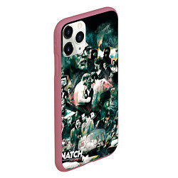 Чехол iPhone 11 Pro матовый Большой куш: Персонажи, цвет: 3D-малиновый — фото 2