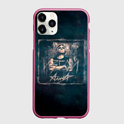 Чехол iPhone 11 Pro матовый Алиса - ИЗГОЙ, цвет: 3D-малиновый