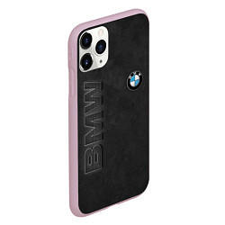 Чехол iPhone 11 Pro матовый BMW LOGO AND INSCRIPTION, цвет: 3D-розовый — фото 2