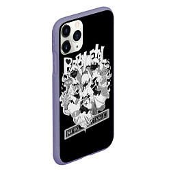 Чехол iPhone 11 Pro матовый Baby Metal Negative, цвет: 3D-серый — фото 2