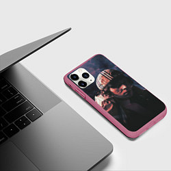 Чехол iPhone 11 Pro матовый OG BUDA, цвет: 3D-малиновый — фото 2