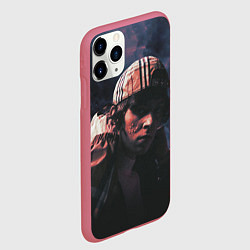 Чехол iPhone 11 Pro матовый OG BUDA, цвет: 3D-малиновый — фото 2