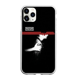 Чехол iPhone 11 Pro матовый Nine Inch Nails, цвет: 3D-белый