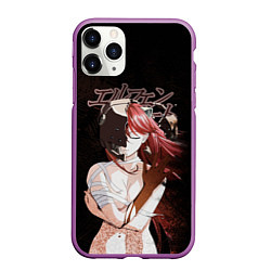 Чехол iPhone 11 Pro матовый Люси Эльфийская песнь, цвет: 3D-фиолетовый