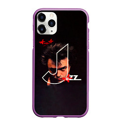 Чехол iPhone 11 Pro матовый АлисА JAZZ, цвет: 3D-фиолетовый