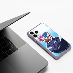 Чехол iPhone 11 Pro матовый SONIC AMY ROSE Z, цвет: 3D-серый — фото 2