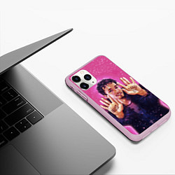 Чехол iPhone 11 Pro матовый Номер 4 Академия Амбрелла Z, цвет: 3D-розовый — фото 2