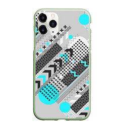 Чехол iPhone 11 Pro матовый Геометрическая форма