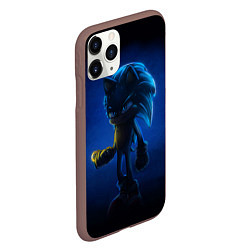 Чехол iPhone 11 Pro матовый SONIC СОНИК Z, цвет: 3D-коричневый — фото 2