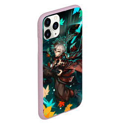Чехол iPhone 11 Pro матовый Казуха Kazuha Z, цвет: 3D-розовый — фото 2