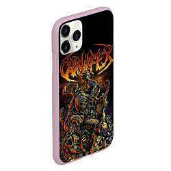 Чехол iPhone 11 Pro матовый Carnifex, цвет: 3D-розовый — фото 2
