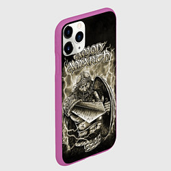 Чехол iPhone 11 Pro матовый Amon Amarth, цвет: 3D-фиолетовый — фото 2