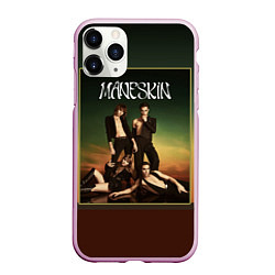 Чехол iPhone 11 Pro матовый Maneskin в лучах заката, цвет: 3D-розовый