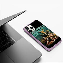 Чехол iPhone 11 Pro матовый Bring Me the Horizon, цвет: 3D-сиреневый — фото 2