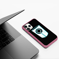 Чехол iPhone 11 Pro матовый Новые знания, цвет: 3D-малиновый — фото 2