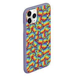 Чехол iPhone 11 Pro матовый POP IT МИКС ПОП ИТ, цвет: 3D-серый — фото 2