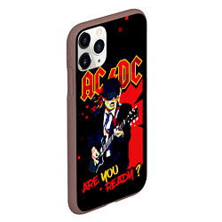 Чехол iPhone 11 Pro матовый ARE YOU REDY? ACDC, цвет: 3D-коричневый — фото 2