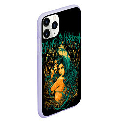 Чехол iPhone 11 Pro матовый BMTH, цвет: 3D-светло-сиреневый — фото 2