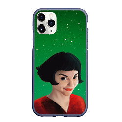 Чехол iPhone 11 Pro матовый Амели Amelie Z, цвет: 3D-серый