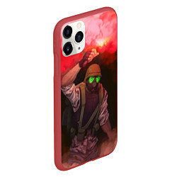 Чехол iPhone 11 Pro матовый Half-Life Opposing Force Logo спина Z, цвет: 3D-красный — фото 2