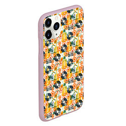 Чехол iPhone 11 Pro матовый Музыка, цвет: 3D-розовый — фото 2