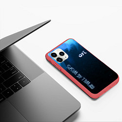 Чехол iPhone 11 Pro матовый Ori Logo Ori and the Will of the Wisps Z, цвет: 3D-красный — фото 2